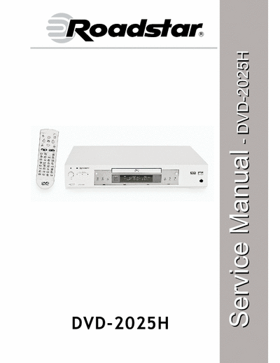 Roadstar DVD-2025H DVD-2020H Roadstar